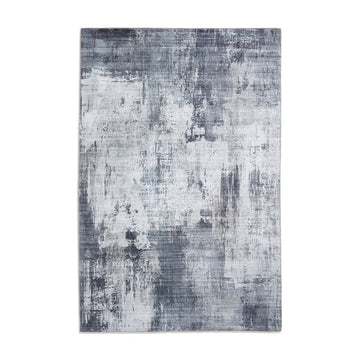 Rio G5536 Modern Abstract Distressed Lightweight Printed Polyester Flatweave Grey Rug-Think Rugs-Rug Love - The Most Loved Rug Store